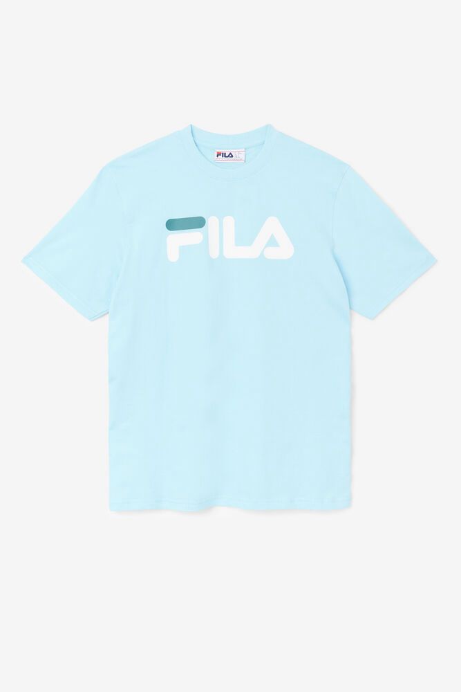 Fila T-Shirt Eagle Mens Blue - India STO-086395